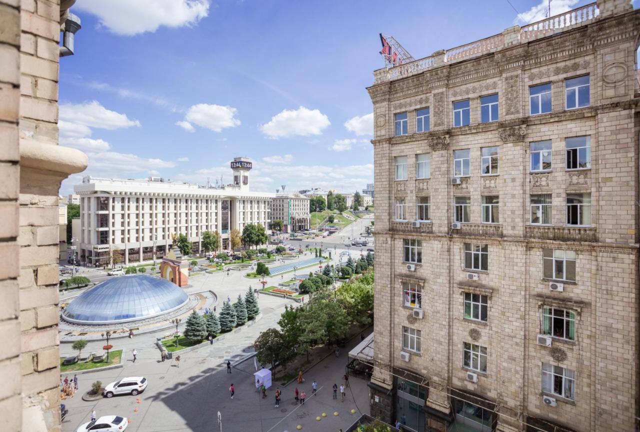 קייב Khreshchatyk - Independence Square Apartments מראה חיצוני תמונה