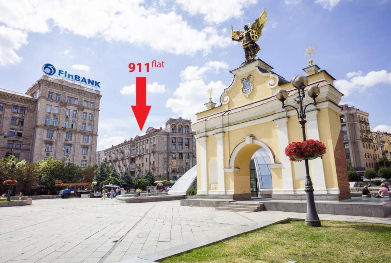קייב Khreshchatyk - Independence Square Apartments מראה חיצוני תמונה