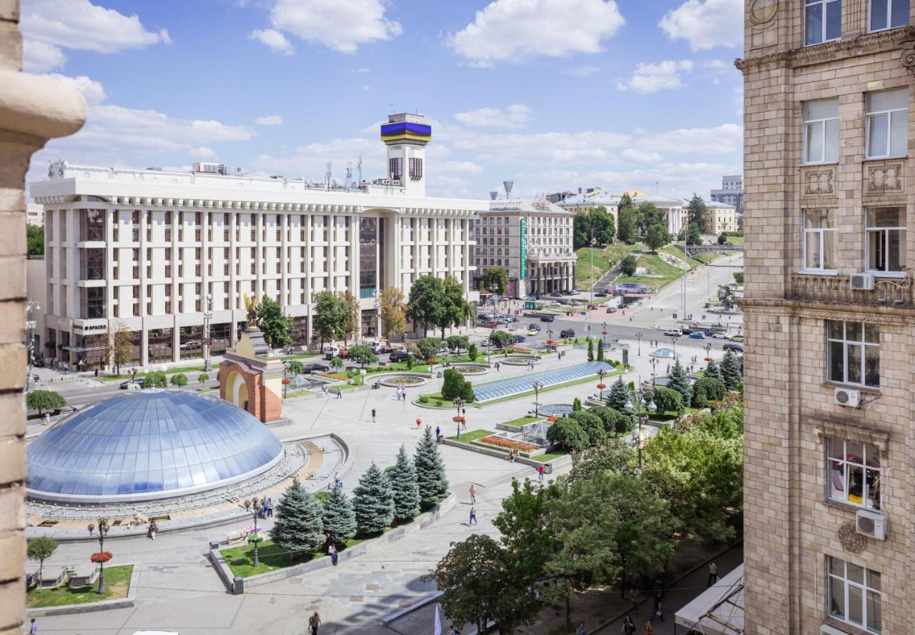 קייב Khreshchatyk - Independence Square Apartments מראה חיצוני תמונה